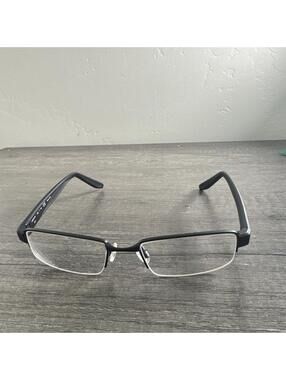 Nike 8170 609 Black Metal Half Rim 52-1 8 140 FRAMES ONLY